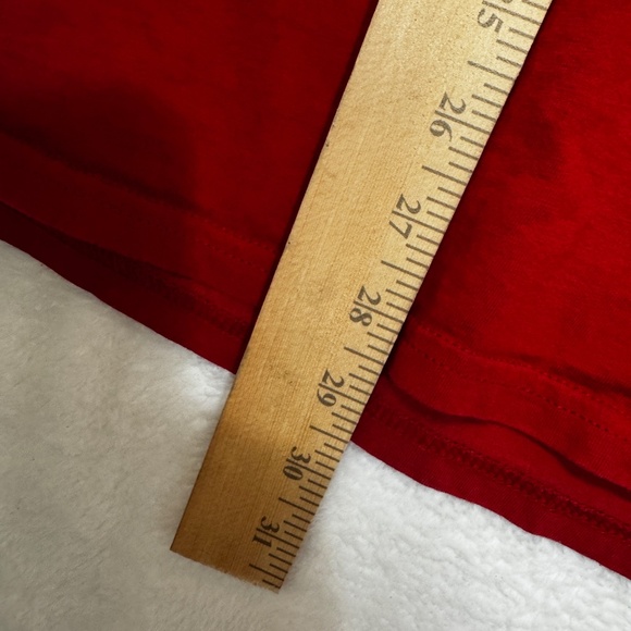 Jerzees T-Shirt Mens Size XL Red Budweiser Beer 100% Cotton Crew Neck - Picture 7 of 8